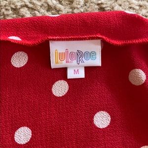 red polka dot lularoe shirley